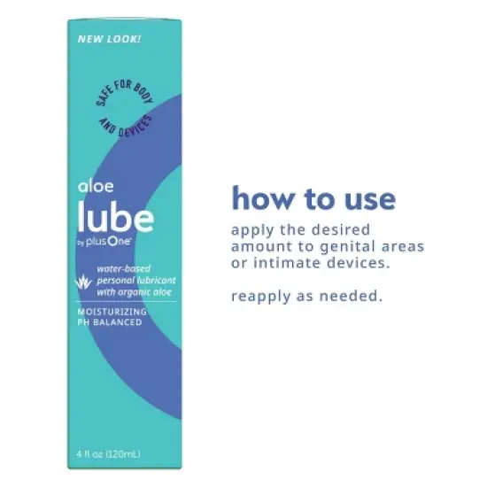 plusOne Aloe Glide Lube - 4 fl oz image {4}