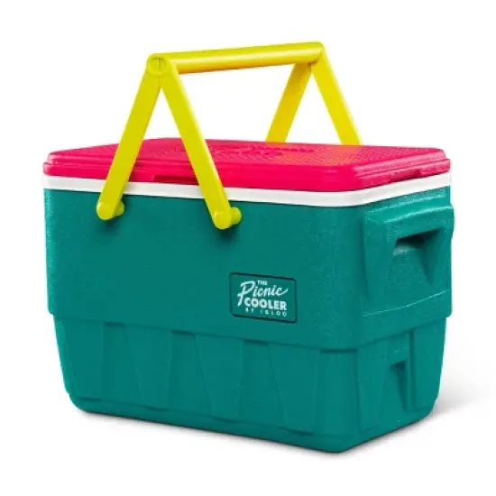 Igloo Retro Picnic Basket 25qt Cooler - Dark Jade image {3}