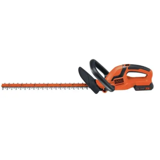 Black & Decker LHT2220 20V MAX Lithium-Ion Dual Action 22 in. Cordless Electric Hedge Trimmer Kit (1.5 Ah) image {1}