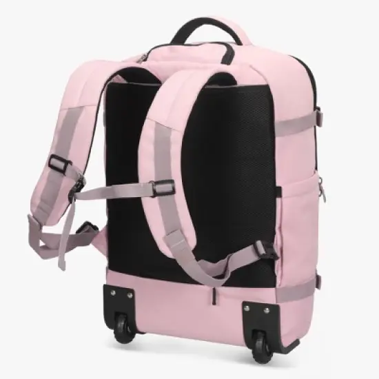 Hynes Eagle 22 inch 42L Rolling Backpack Wristlet Wallet Set image {6}