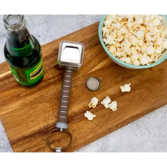 Ukonic Marvel Mighty Thor Mjolnir Stainless Steel Bottle Opener image {8}