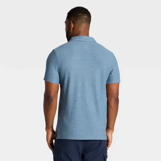 Men's Striped Pique Polo Shirt - All In Motion&trade; image {1}