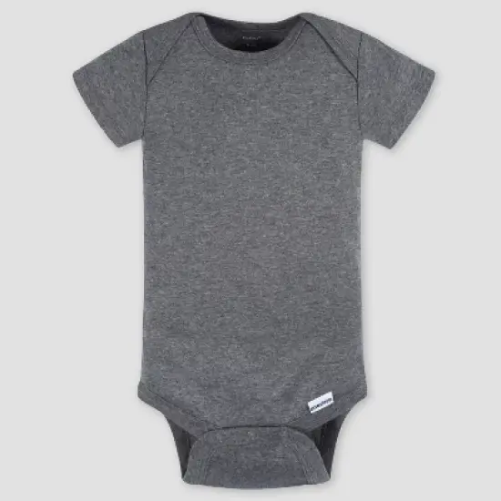  Gerber Baby 10pk Short Sleeve Onesies image {10}