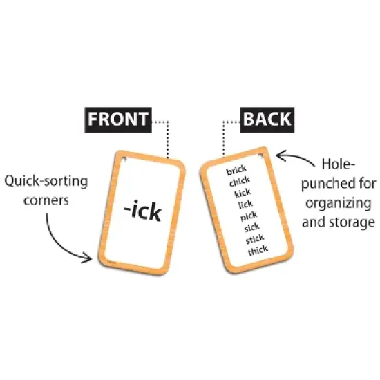 Edupress Word Families Flash Cards image {1}