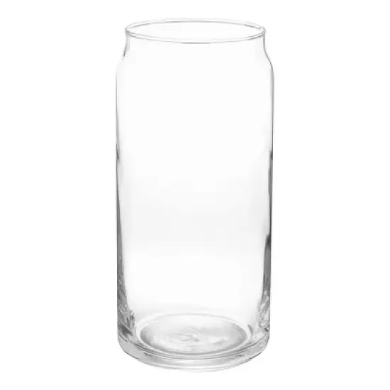 Racxily (4 pack) 20oz Clear Can Shaped Drinking Glass image {4}