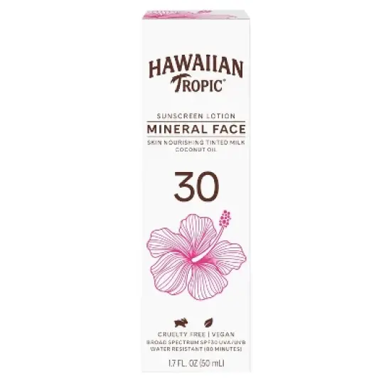 Hawaiian Tropic Mineral Sun Milk Tint Face - SPF 30 - 1.7 fl oz image {2}
