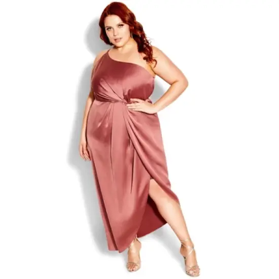 Women's Plus Size Sensual Dress - woodrose | CITY CHIC image {8}