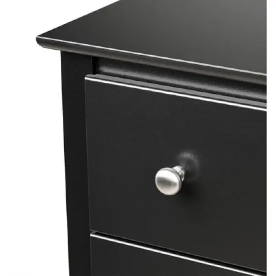 Tall 2 - Drawer Nightstand with Open Shelf - Prepac image {3}