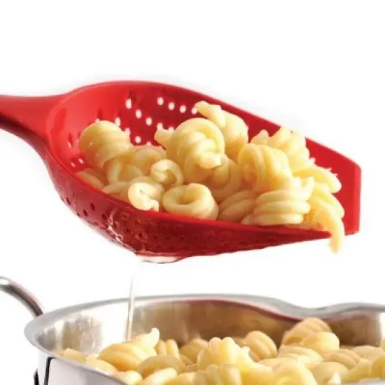 Norpro Large Heat-Resistant Scoop Colander - Strain Berries, Pasta, Eggs and more! image {3}