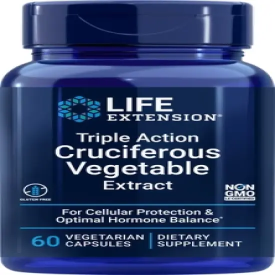 Triple Action Cruciferous Vegetable Extract by Life Extension  -  60 VegCap image {2}