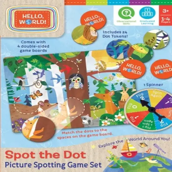 MasterPieces Kids Games - Hello, World! Spot the Dot Matching Game image {1}