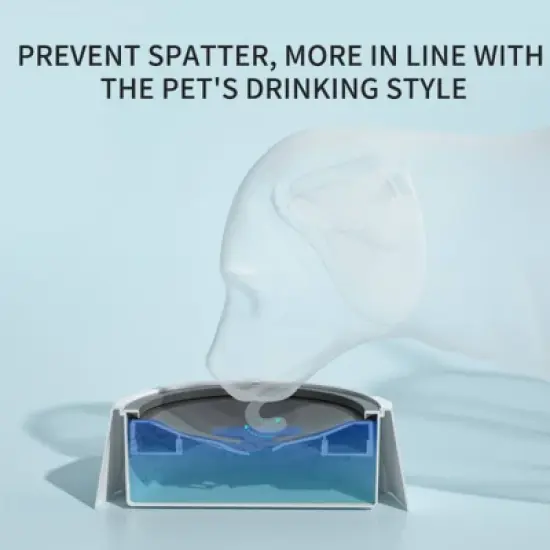 Els Pet 1L Diamond Shaped Floating Dog Bowl image {3}
