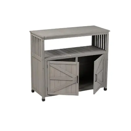 Whisen Wooden Bar Table Set with Storage image {9}