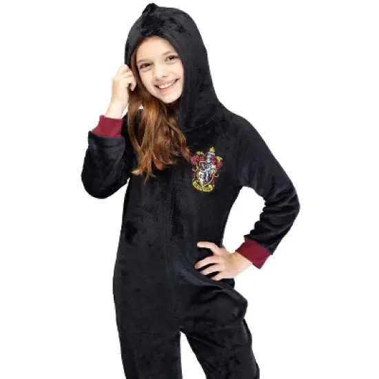 Harry Potter Unisex Kids Hooded Pajama Union Suit image {3}