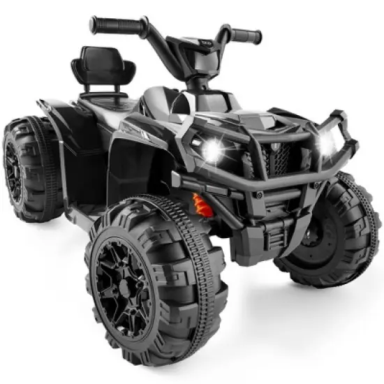 Best Choice Products 12V Kids Ride-On ATV Quad w/ Bluetooth, 2.4mph Max, Treaded Tires, LED Lights, Radio image {8}