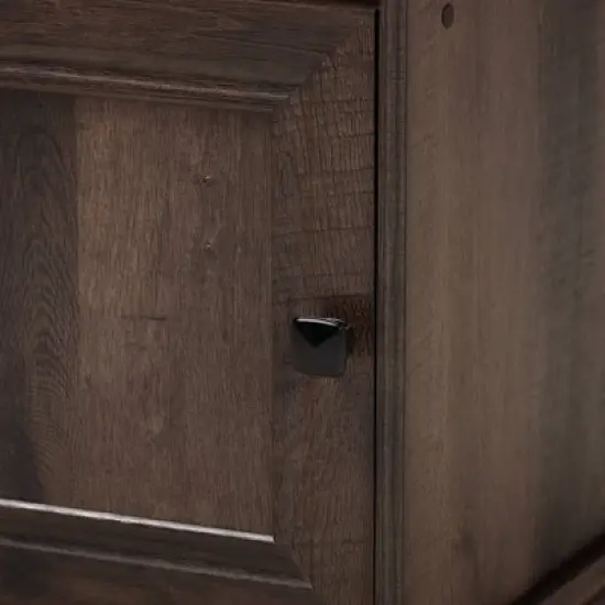 Nolan 1 Door Wood Nightstand Brown/Black - Baxton Studio image {4}