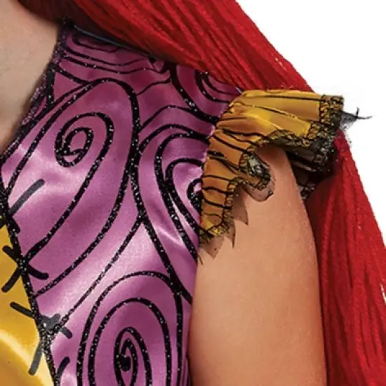 Kids' Disney the Nightmare Before Christmas Sally Deluxe Halloween Costume Dress image {3}