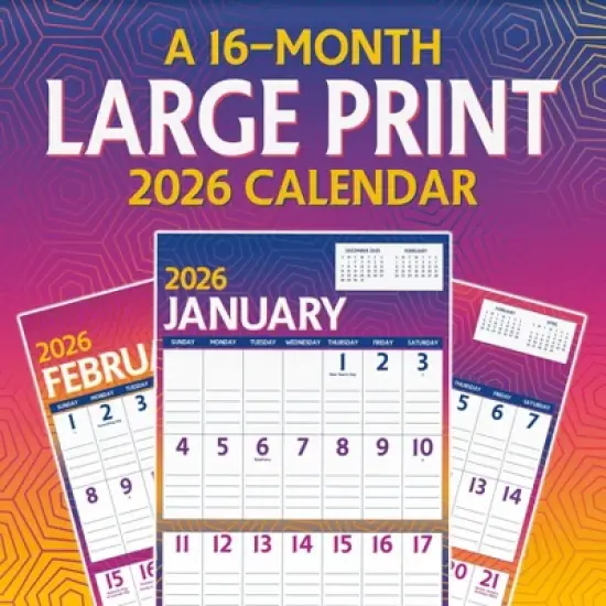 Trends International 2026 Large Print 12"x12" Wall Calendar image {7}