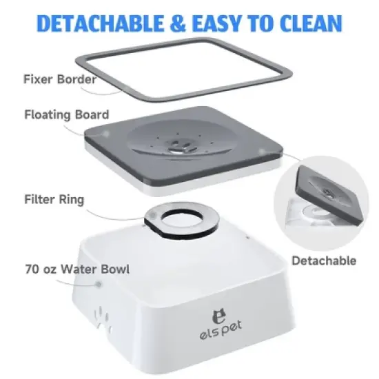 Els Pet 2L Floating Dog Bowl image {6}