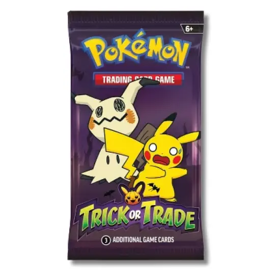 Pokemon TCG 2023 Trick or Trade Mimikyu & Pikachu | Mini Booster Pack image {1}