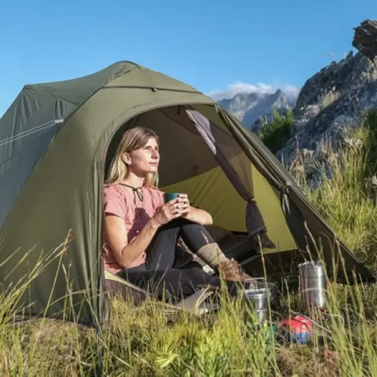 Naturehike Cloud-Up 3 Person Tent &ndash; Lightweight 3-Season Backpacking Tent, Free Standing Dome with Footprint, Waterproof for Camping & Hiking (Green) image {7}