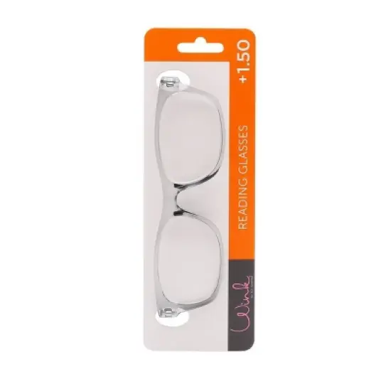 ICU Eyewear Glendale Reading Glasses - Lg. Rect. Xtal Gray image {3}