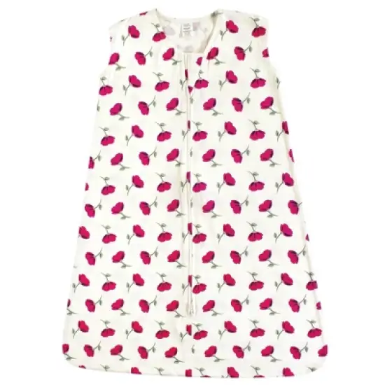 Touched by Nature Baby Girl Organic Cotton Sleeveless Wearable Sleeping Bag, Sack, Blanket, Petals image {1}