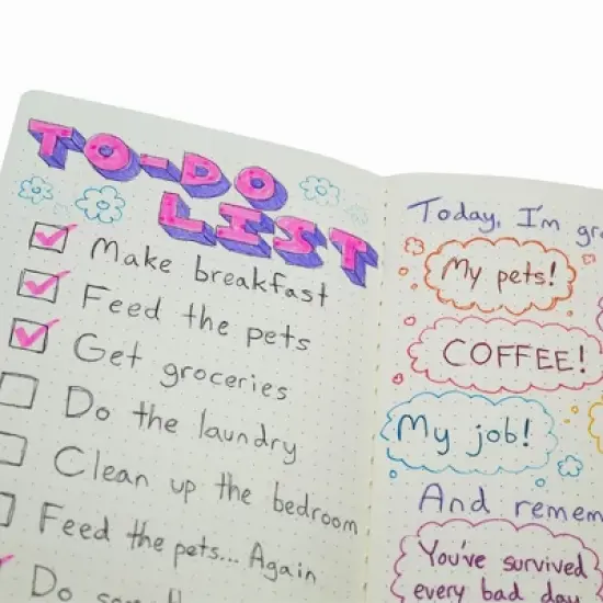 Simply Genius A5 Dotted Notebooks with Softcover - Journals for Writing - Grid Notebook - 92 pages, 8.2" x 5.5" (Pink, 6 pack) image {6}