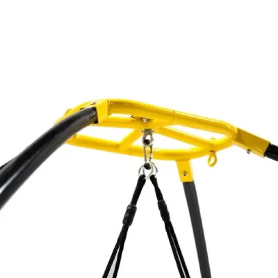 Jumpking JKBK-UFO Backyard 360 Degree Adjustable Height UFO Swing Set, Yellow image {2}