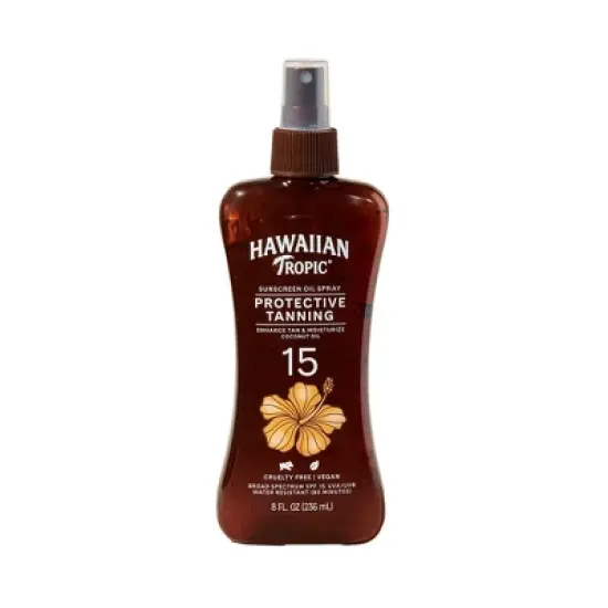 Hawaiian Tropic Tanning Oil Pump Spray - SPF 15 - 8 fl oz image {7}