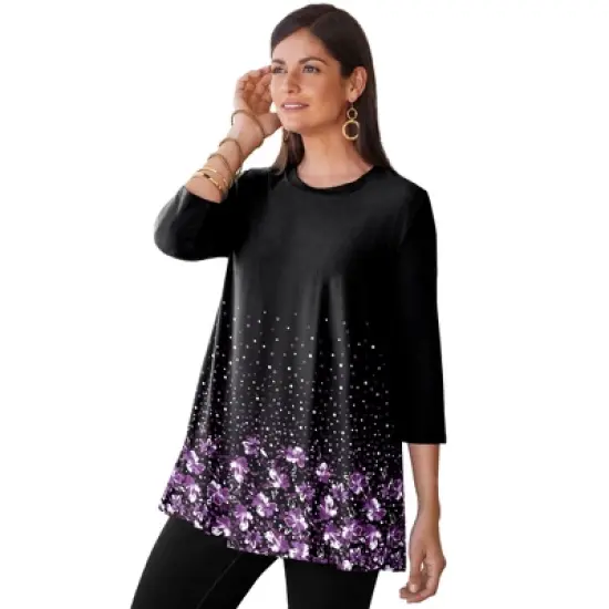 Jessica London Women&rsquo;s Plus Size Swing Tunic image {23}