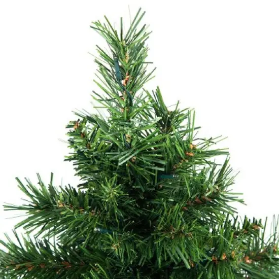 Costway 2 FT Pre-Lit Tabletop Fir Artifical Christmas Tree Led Lights image {7}