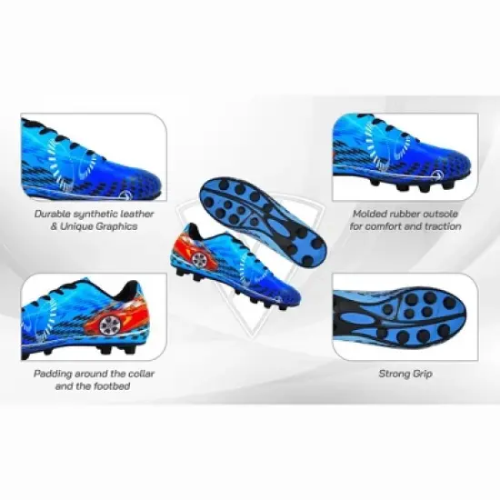 Vizari Racer Soccer Shoes: Versatile Unisex Footwear for Kids image {3}