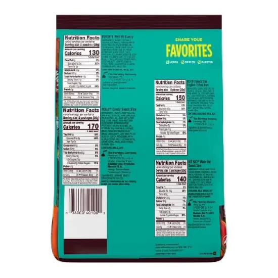 Hershey's Assorted Snack Size Candy Party Bag - 33.08oz image {3}