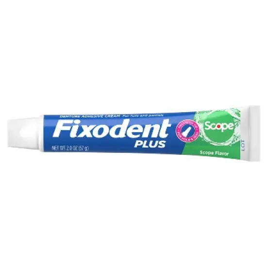 Fixodent Plus Scope Secure Denture Adhesive - 2oz image {1}