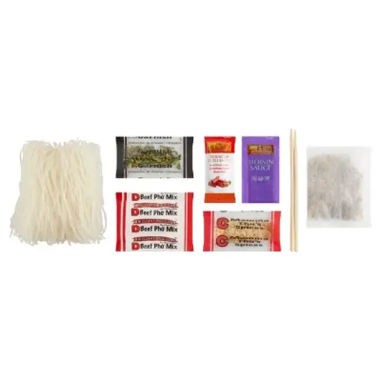 Pho, Beef, Pholicious Authentic Instant Pho , Vietnamese Rice Noodle Soup, 4 pack / 3.6 Ounce Bowls, Ramen Alternative & Fresh Ingredients image {2}