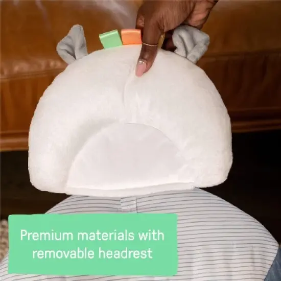 Ingenuity Swing n Go Portable Swing Removable Toy Bar - Chambray image {5}