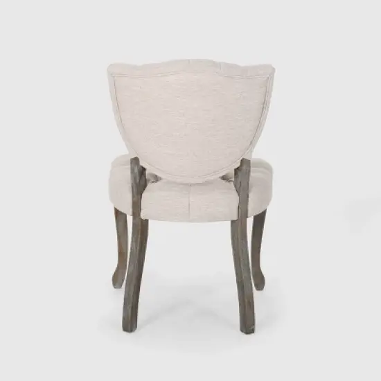 Set of 2 Crosswind Tufted Dining Chair - Christopher Knight Home image {3}