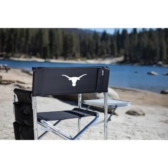 NCAA Texas Longhorns Portable Camp Chair with Side Table image {6}