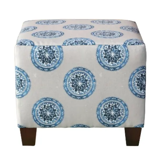 Annie Square Ottoman in Patterns - Skyline Furniture image {7}