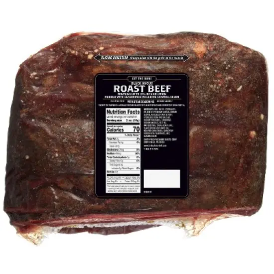 Kretschmar Off the Bone Black Angus Roast Beef - Deli Fresh Sliced - price per lb image {1}