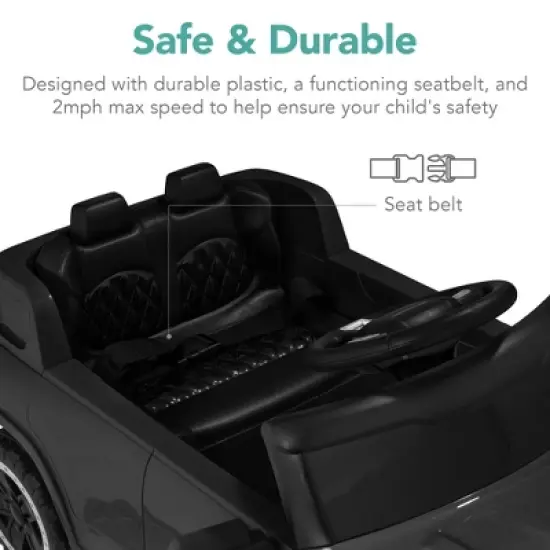 Best Choice Products 6V Kids Ride On Car Truck w/ Parent Control, 3 Speeds, LED Headlights, MP3 Player, Horn image {4}