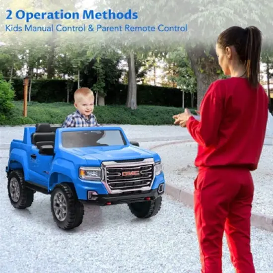Acekool 24V 2-Seater Licensed GMC Ride On Truck Car with Remote, LED Lights, MP3, 2x200W Motors & Large Seat, Battery Powered Kids Car image {6}