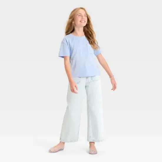 Girls' Short Sleeve Relaxed Fit T-Shirt - Cat & Jack&trade; image {2}