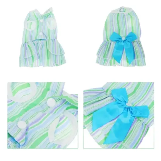 Unique Bargains Stylish Dog Dresses  2 Pcs image {3}