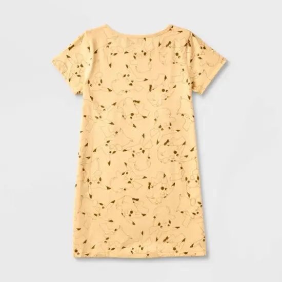 Girls' Pokemon Pikachu Adaptive Dress - Gold image {1}