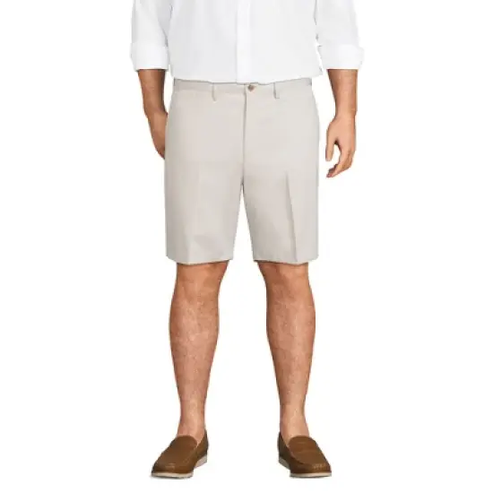 Lands' End Men's Big and Tall Comfort Waist 9" No Iron Chino Shorts image {8}
