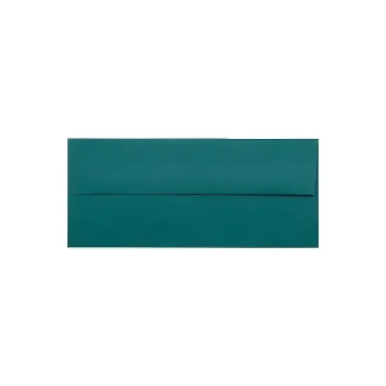 JAM Paper #10 Business Envelopes 4.125 x 9.5 Teal 63924024 image {4}