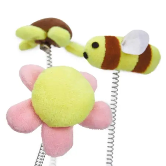 Savvy Tabby Bee-Utiful Flower Scratcher Cat Toy image {3}