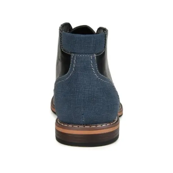 Vance Co. Medium and Wide Width Mens Franco Tru Comfort Foam Lace-up Round Toe Chukka Boot image {2}